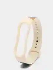 Темно-синий ремешок с принтом для Xiaomi Mi Band 3 / 4 / 5 / 6 силиконовый