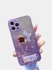 Фиолетовый чехол для iPhone 11 12 13 Pro пластиковый айфон про