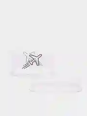 Небесно-голубой прозрачный пластиковый чехол для Apple Airpods Pro
