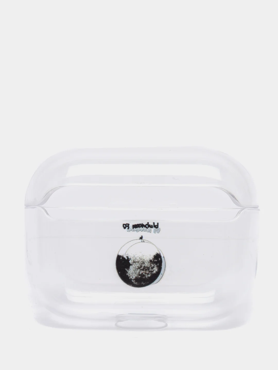 Серый прозрачный пластиковый чехол для Apple Airpods Pro