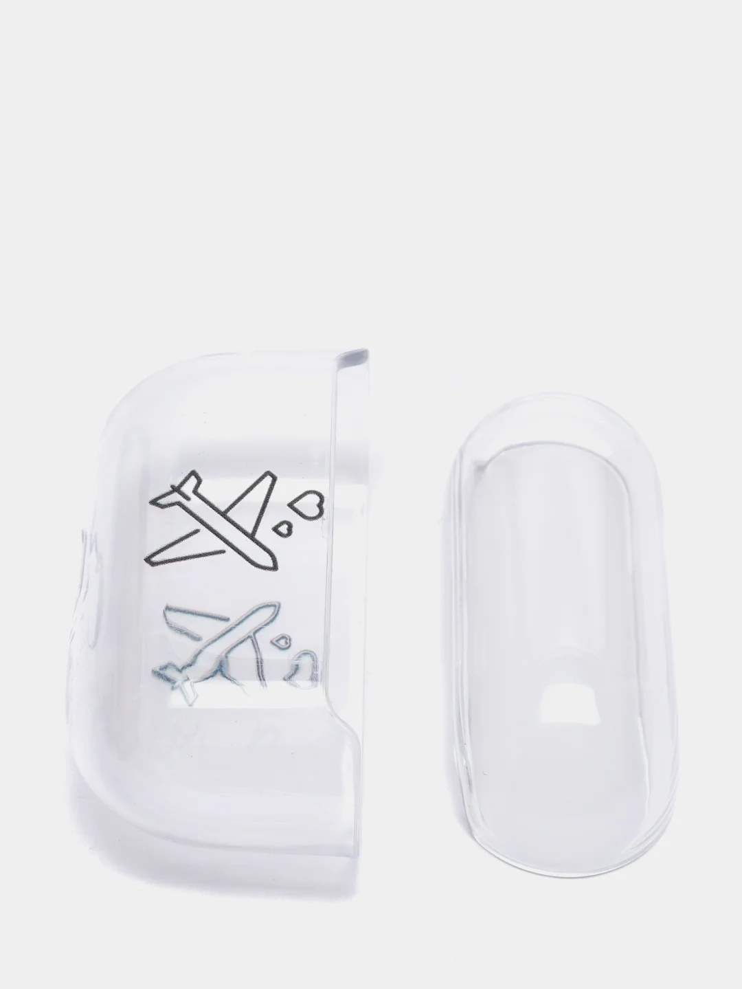 Прозрачный прозрачный пластиковый чехол для Apple Airpods Pro