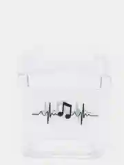 Прозрачный чехол для наушников Apple Airpods 1 / 2 прозрачный пластиковый