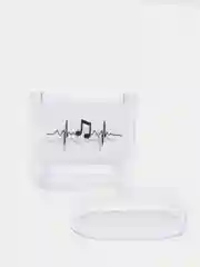 Прозрачный чехол для наушников Apple Airpods 1 / 2 прозрачный пластиковый