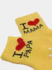 Золотой носочки /носки для малышей / новорожденных АНГОРА /  антискользящие, 0-6  мес