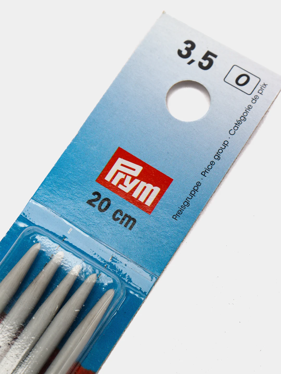 Спицы носочные 20 * 3,5 алюмин./Prym