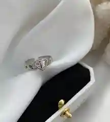 Серебряный кольцо