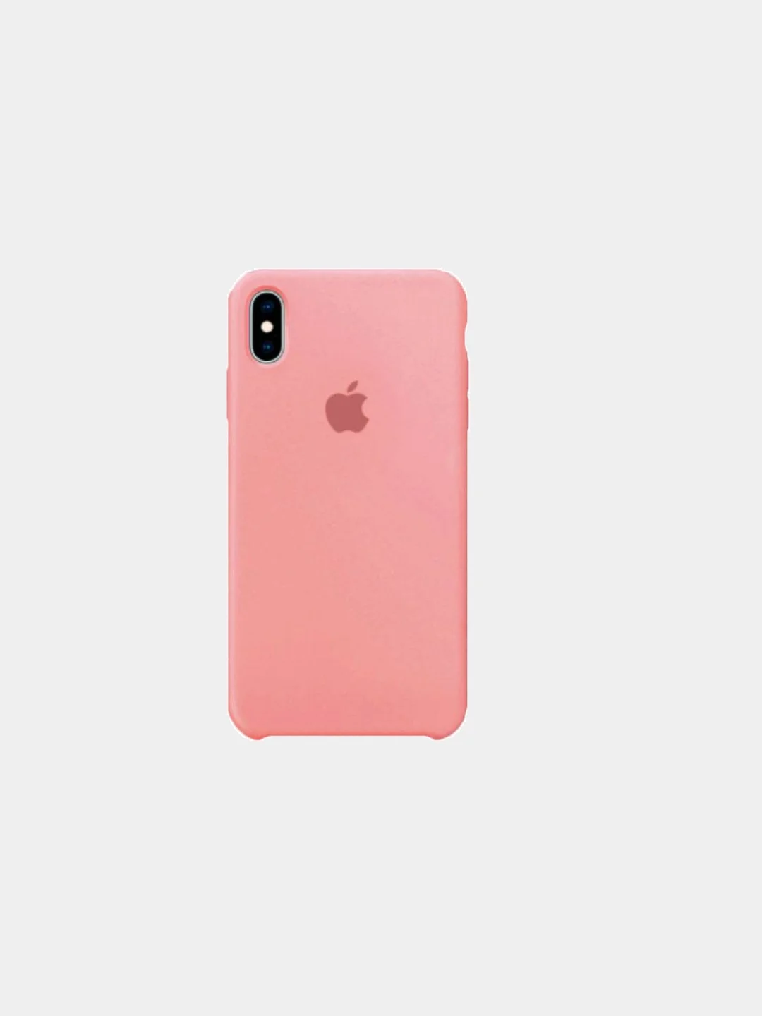 Кораллово-розовый чехол для iPhone XS max Silicone Case