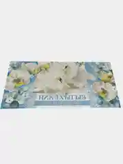Коричневый конверт-открытка для денег, с тематикой свадьбы и никаха