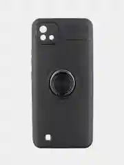 Черный чехол для Realme C20 с кольцом