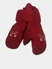 Бордовый варежки , Детские варежки,Зимние варежки ,Зимниие  не промокаемые варежки,Варежки зимние