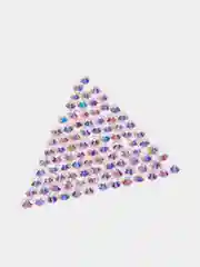 Стразы ss30 Имитация Сваровски Crystal AB (Кристалл АБ) холодной фиксации стекло