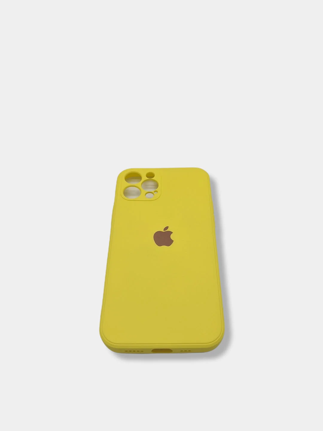 Желтый чехол для iPhone 12 mini / 12 / 12 Pro / 12 Pro Max / 11 / 11 Pro / 11 Pro Max / X / XS