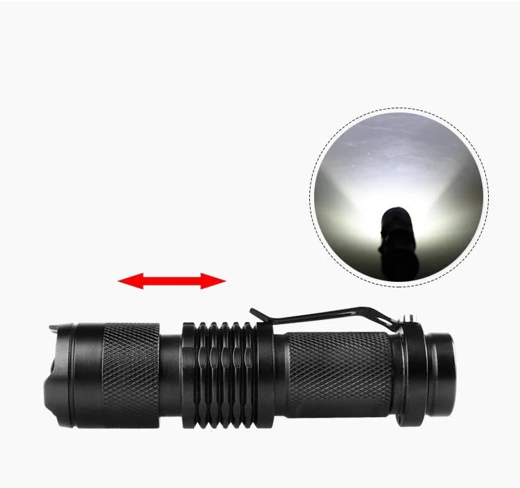 Компактный карманный фонарь SIPIK SK-68 zoomab CREE Q5 LED