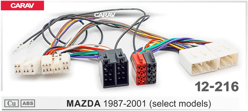Переходник для магнитол ISO, CARAV 12-216, для Mazda 1987-2001