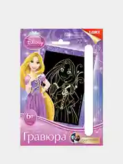 Фиолетовый гравюра с эффектом золота Дисней "Милые Принцессы"