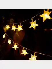 Новогодняя гирлянда, Гирлянда занавес в форме звезды, 6 м 40 звезд и 12 м 100 звезд
