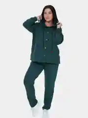 Зеленый костюм женский Престиж lovetex.store