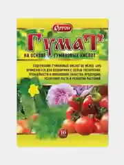Гумат калия на основе гуминовых кислот, 10 г, удобрение