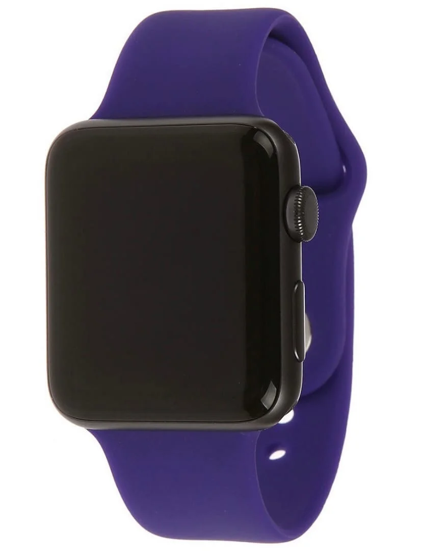 Силиконовый ремешок для Apple Watch 42/44mm купить по цене 130 ₽ в ...