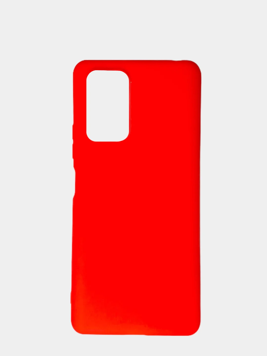 Алый чехол Xiaomi Redmi Note 10 Pro, Сяоми Редми Нот 10 Про, силиконовый цветной матовый
