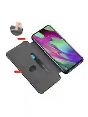 Зеленый чехол книжка на Samsung Galaxy A40