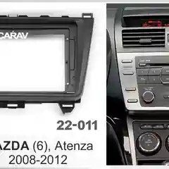 Переходная рамка 2DIN для Mazda 6 2008-12, 9 дюймов, 22-011