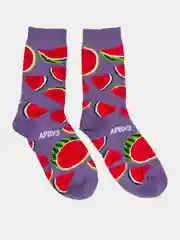 Фиолетовый носки высокие "Fruit & Food"