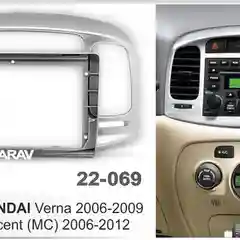 Переходная рамка 2DIN 9 дюймов (22-069) Hyundai Verna 2006-09, Accent (MC) 2006-12