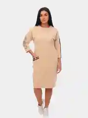 Бежевый флоренс платье женское lovetex.store