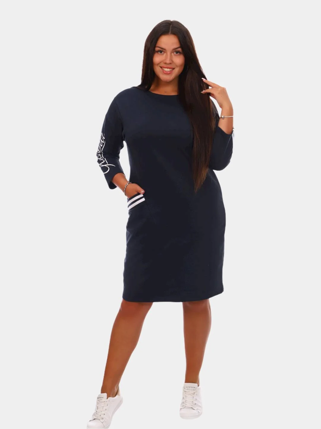 Черный флоренс платье женское lovetex.store