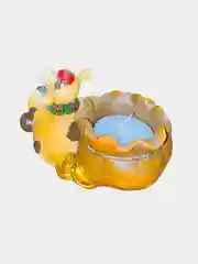 Бежевый фигурка-подсвечник новогодняя