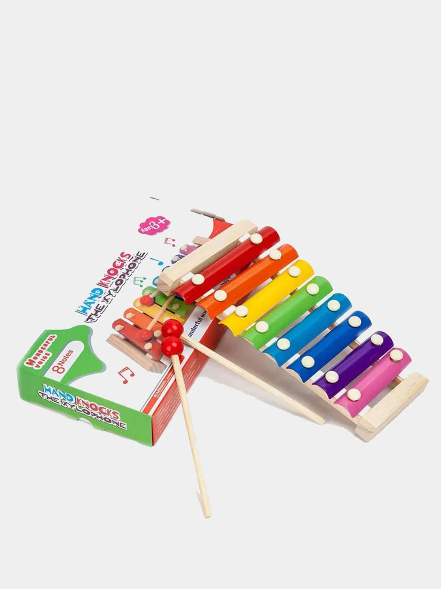 Игрушка музыкальная, ксилофон, из 8 тон, детский музыкальный инструмент