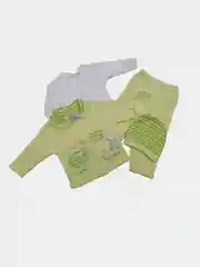 Салатовый костюм для новорожденного