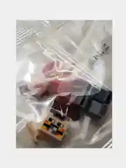 Красный конструктор мини фигурки майнкрафт с оружиями в костюмах Скелет