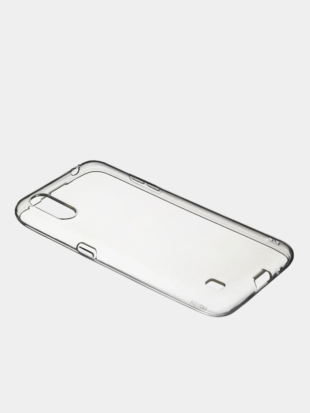 Чехол для Samsung A01 прозрачный силиконовый