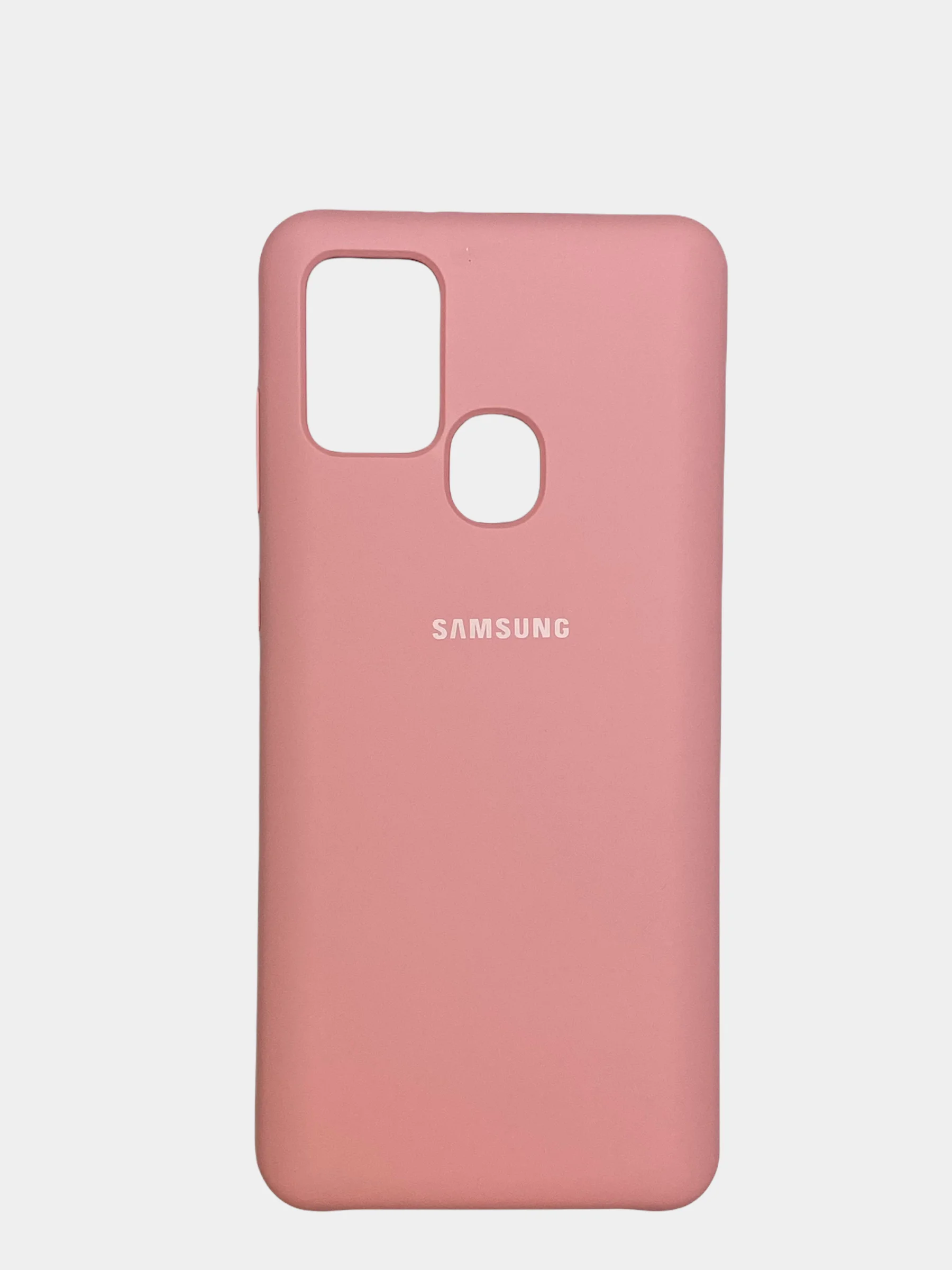 Розовый чехол Silicone Cover на Samsung Galaxy A10, A31, A20S, A21S, M11, M51