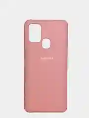 Розовый чехол Silicone Cover на Samsung Galaxy A10, A31, A20S, A21S, M11, M51