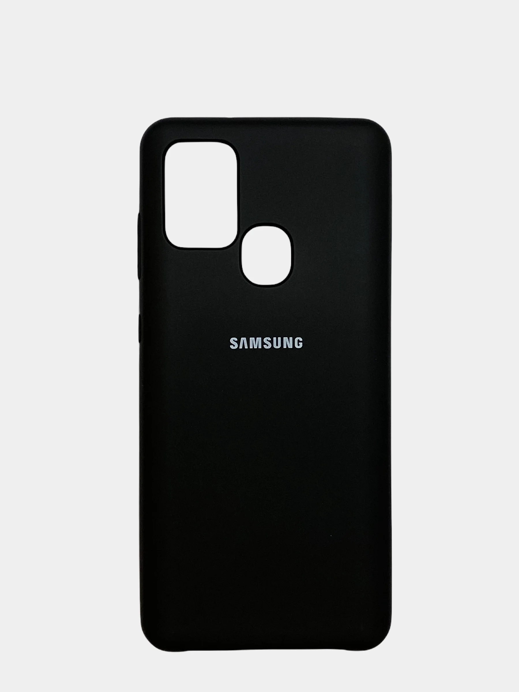 Черный чехол Silicone Cover на Samsung Galaxy A10, A31, A20S, A21S, M11, M51