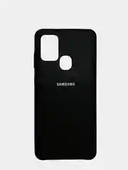 Черный чехол Silicone Cover на Samsung Galaxy A10, A31, A20S, A21S, M11, M51