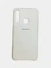 Белый чехол Silicone Cover на Samsung Galaxy A10, A31, A20S, A21S, M11, M51