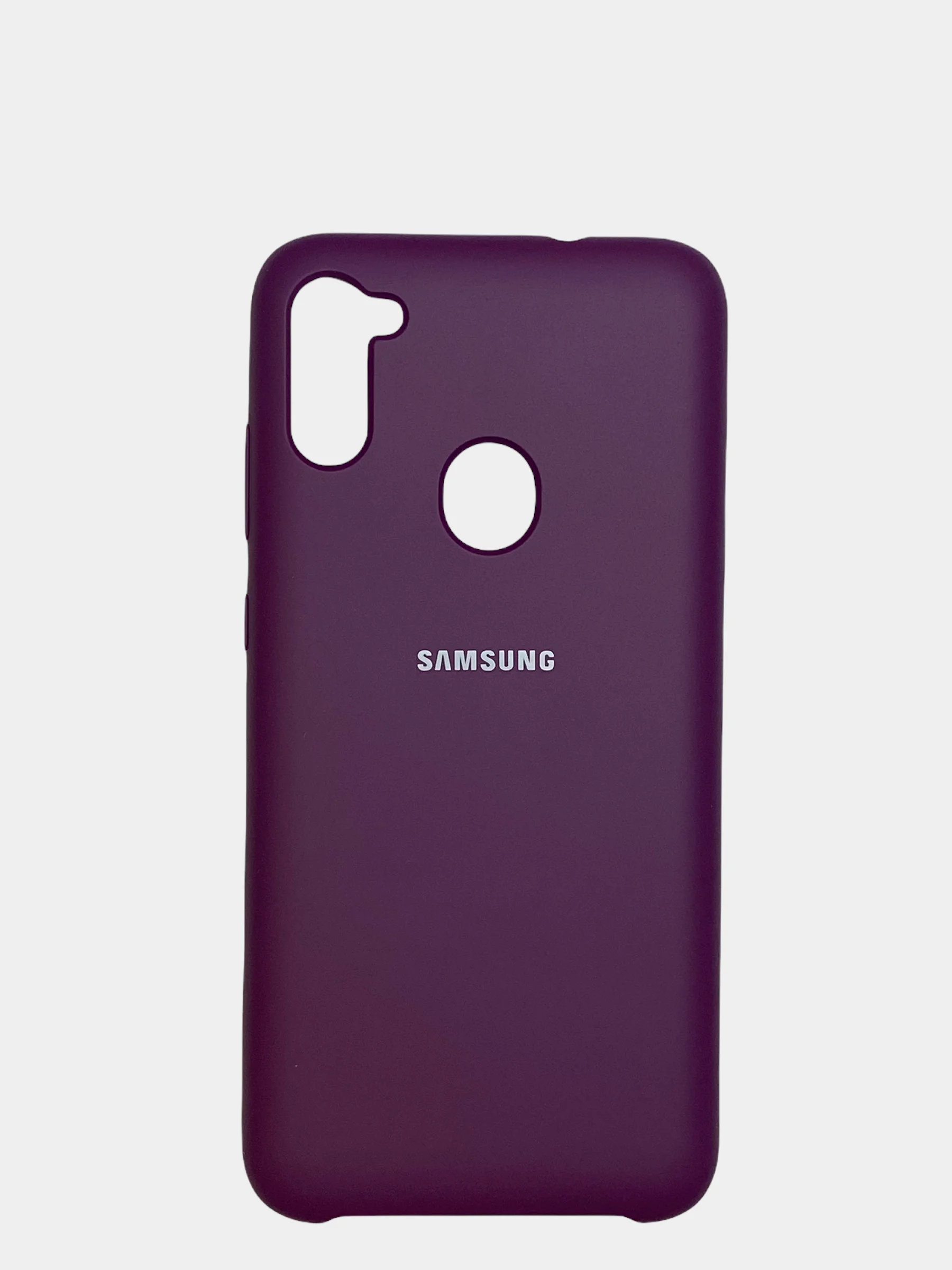 Фиолетовый чехол Silicone Cover на Samsung Galaxy A10, A31, A20S, A21S, M11, M51