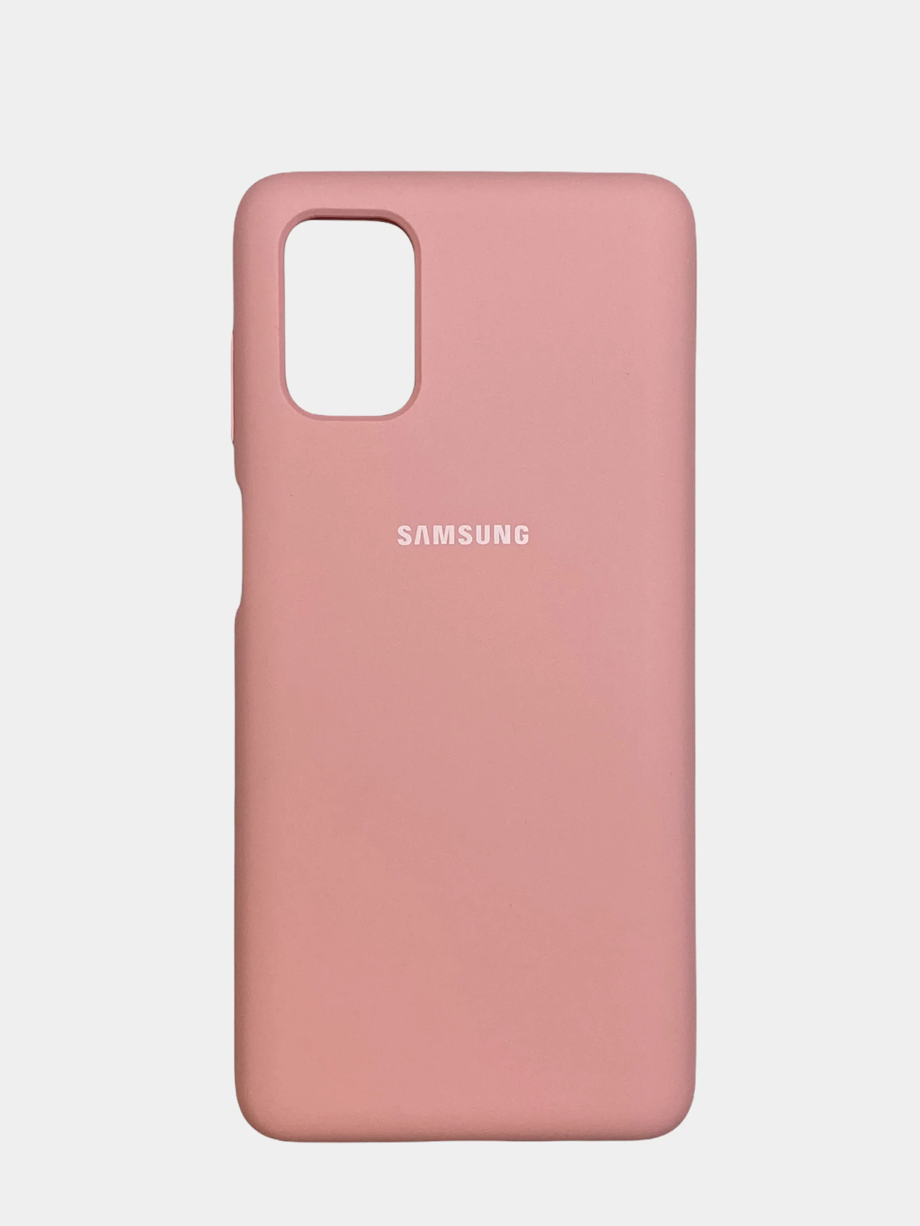 Розовый чехол Silicone Cover на Samsung Galaxy A10, A31, A20S, A21S, M11, M51