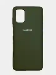 Зелёный хаки чехол Silicone Cover на Samsung Galaxy A10, A31, A20S, A21S, M11, M51