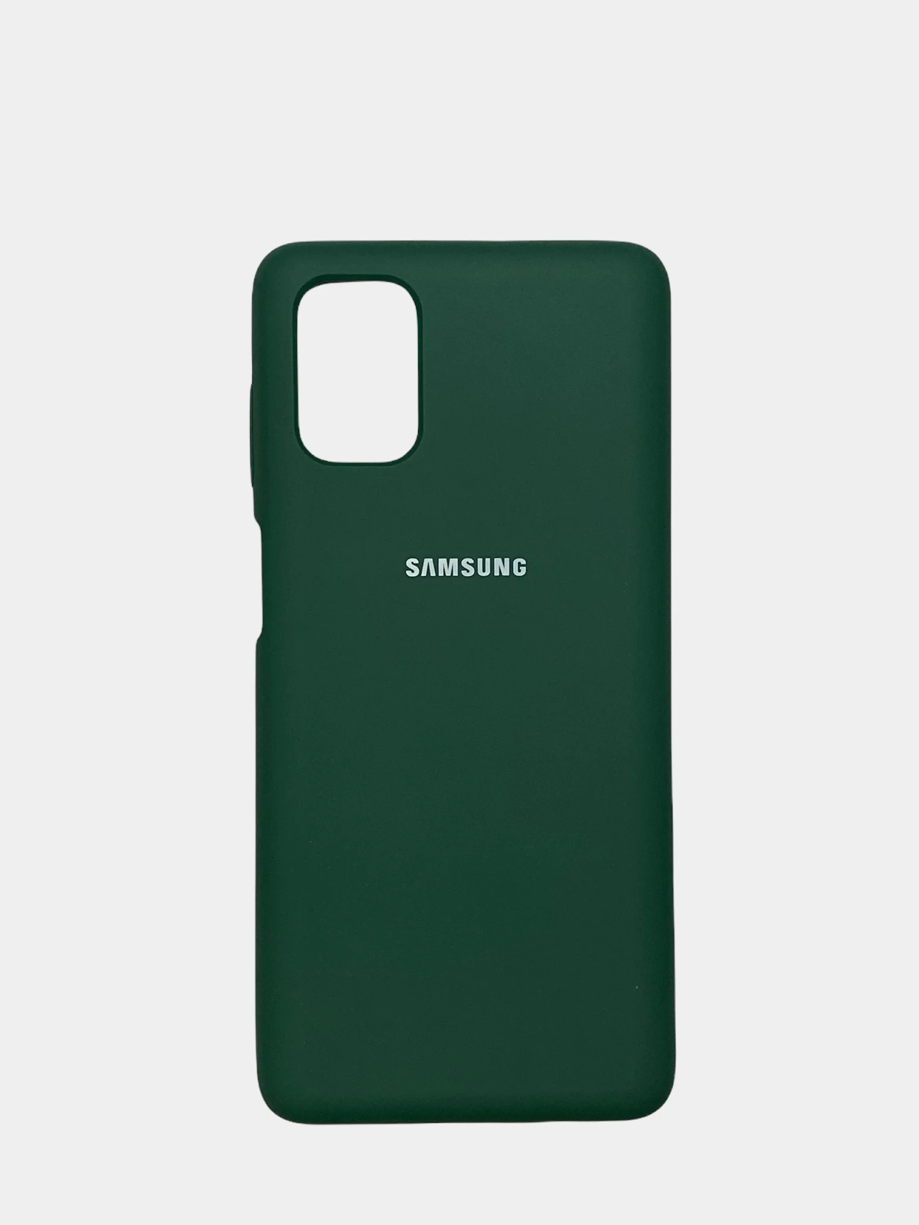 Зеленый чехол Silicone Cover на Samsung Galaxy A10, A31, A20S, A21S, M11, M51