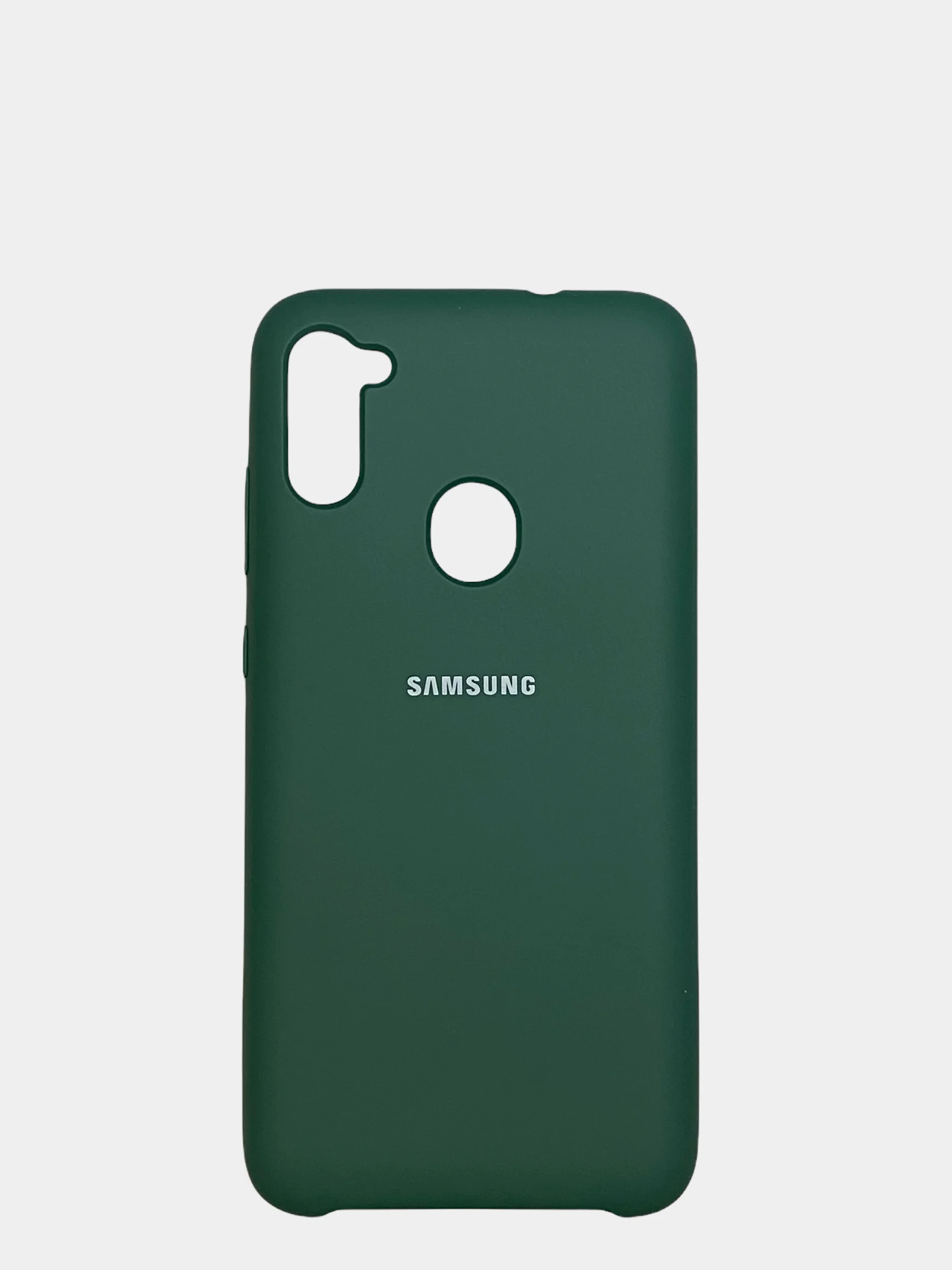 Зеленый чехол Silicone Cover на Samsung Galaxy A10, A31, A20S, A21S, M11, M51