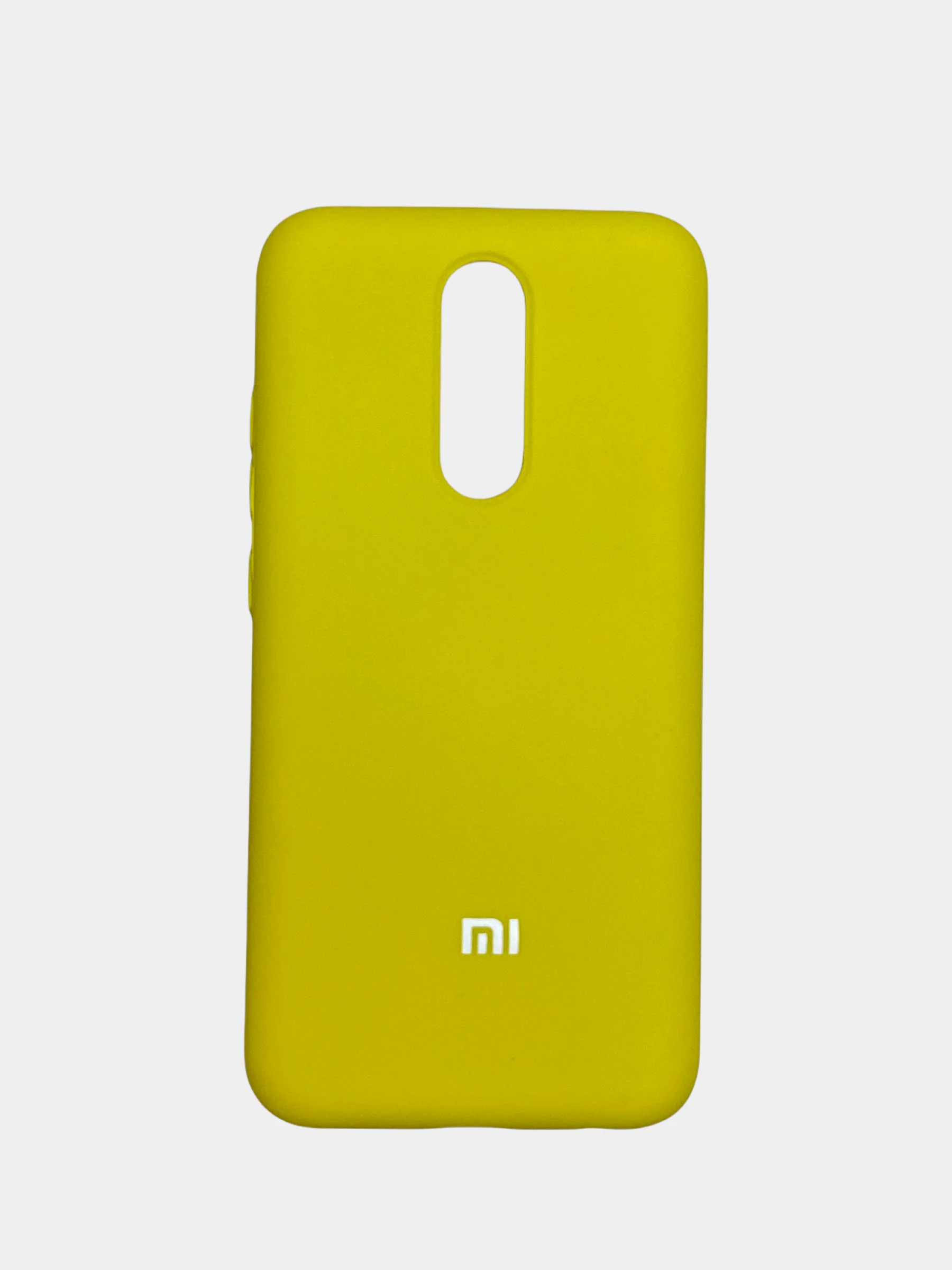 Желтый чехол Silicone Cover, для Redmi 8, 8A,9, 9C, Note 8, Note 9 Pro/ Note 9S/ Note 9 Pro Max