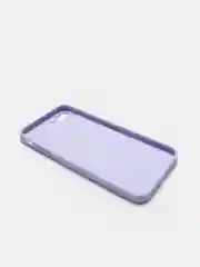 Лавандовый чехол силиконовый со стеклянной панелью для iPhone 7 Plus / iPhone 8 Plus