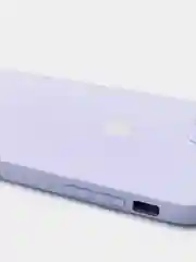 Лавандовый чехол силиконовый со стеклянной панелью для iPhone 7 Plus / iPhone 8 Plus