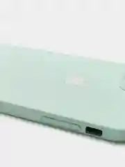 Мятный чехол силиконовый со стеклянной панелью для iPhone 7 Plus / iPhone 8 Plus