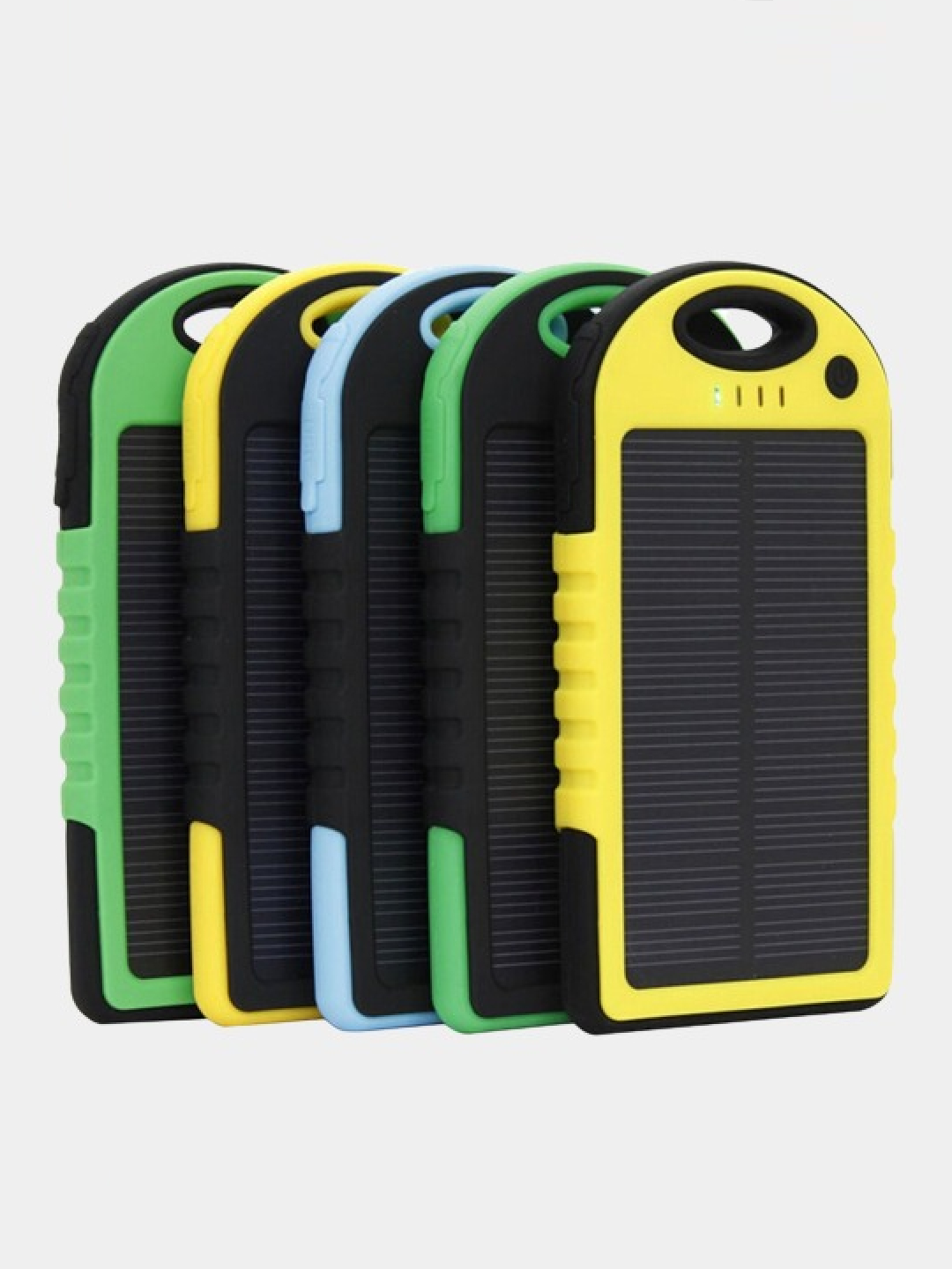 Водонепроницаемое зарядное устройство на солнечной энергии Solar Power Bank  5000 mAh купить по цене 750 ₽ в интернет-магазине Магнит Маркет